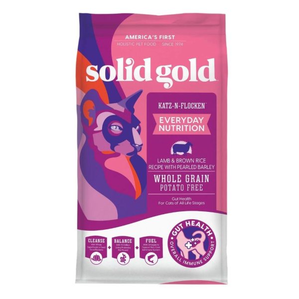 Solid Gold Cat  Katze-N-Flocken Lamb 12Lb Fashion