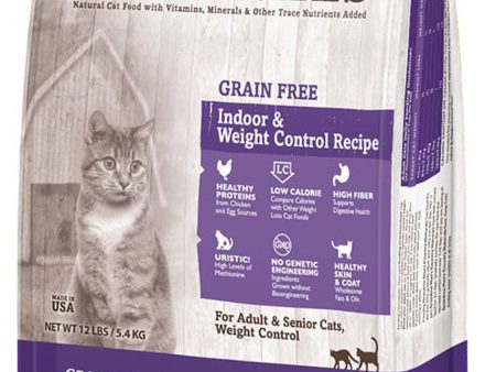 Grandma Mae s Country Naturals Grain Free Indoor & Weight Control Dry Cat Food Chicken 1ea 4 lb Fashion