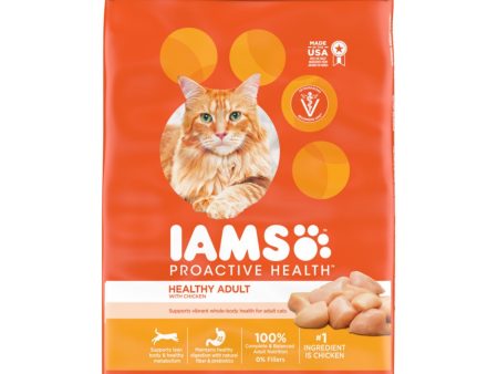 IAMS Proactive Health Adult Dry Cat Food Chicken 1ea 16 lb For Discount