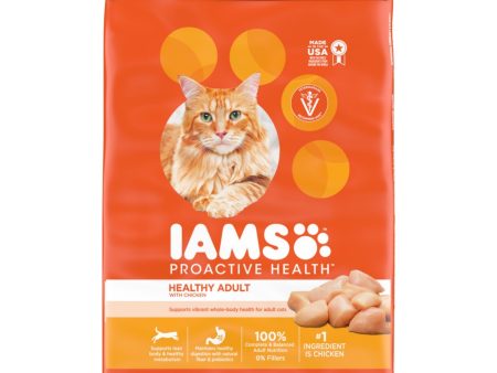 IAMS Proactive Health Adult Dry Cat Food Chicken, 1ea 22 lb Sale