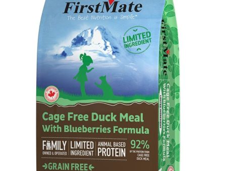 Firstmate Cat Limited Ingredient Grain Free Duck Blueberries 10Lb. For Sale