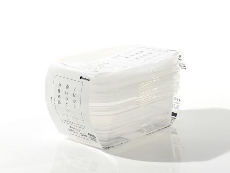 Pack of 3 Plastic Food Container Discount