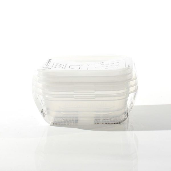 Pack of 3 Plastic Food Container Discount