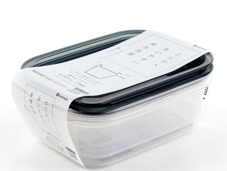 Plastic Food Container (Microwave Safe Rectangle 400mL (2pcs)) on Sale