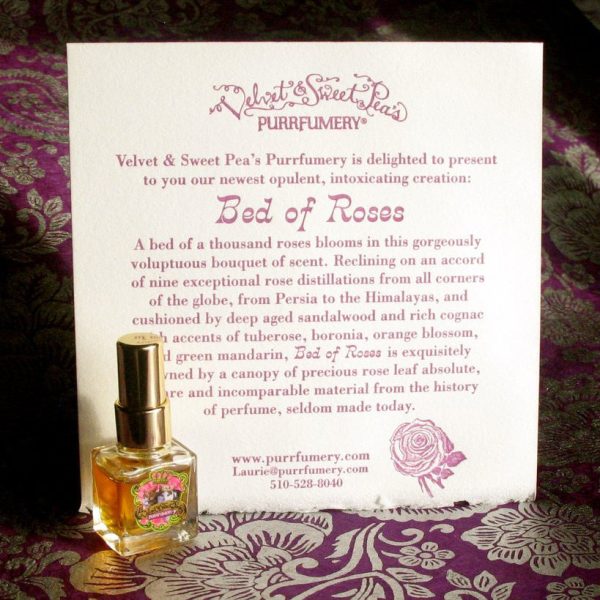 Bed of Roses Organic Natural Perfume Sale