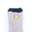 Cable Knit Embroidered Fluffy Bi-Color 22x20cm Socks Online