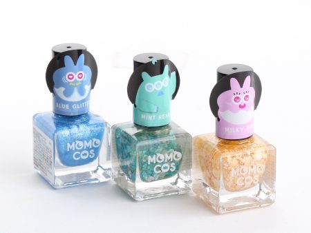 Beauty World Monster Milky Pink Momocos Peel-Off Nail Polish 6ml Supply