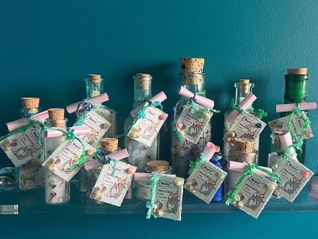 Set of 12 sizes of Magical Kitty Mermaid Apothecary Bath Salts Discount