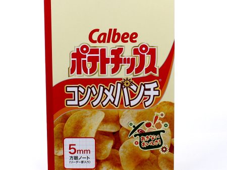 B5 Calbee Potato Chips Notebook (5mm, 28 Sheets) Cheap