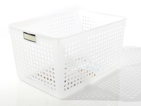 Basket-w Label*Deep (w Label*Deep WT 18.2x26.4x14.2cm) For Sale