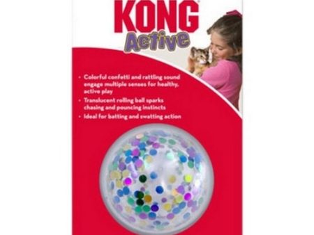 Active Confetti Ball Cat Toy 1 Count by Kong Supply