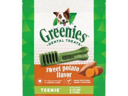 Dog Dental Treats Teenie Sweet Potato 12 Oz   43 Count  by Greenies Supply