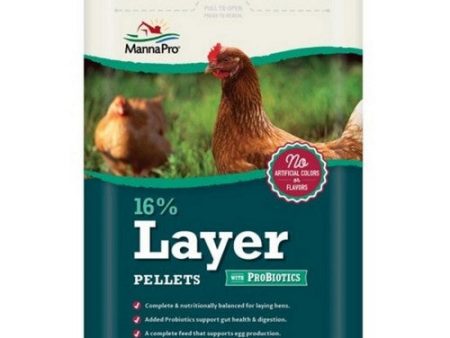 16% Layer Pellets For Laying Hens 1 Count   8 Lbs by Manna Pro Discount