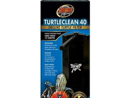 Zoo Med TurtleClean 40 Deluxe Filter 1 Count   40 Gallons by Zoo Med on Sale