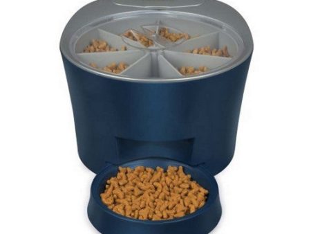 6 Meal Pet Feeder Blue 1 Count by PetSafe Sale